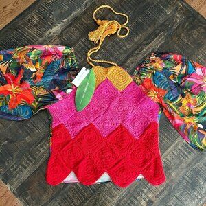 Farm Rio Top size small NWT